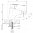 Смеситель ZOLLEN BERGEN (арт. BE21610122) для биде 2-е шпильки, карт. 35 мм