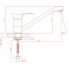 Смеситель ZOLLEN MAINZ (арт. MA73410532)д/кухни изл. 220мм, цевье 18мм,карт.35мм