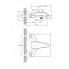 Смеситель ZOLLEN EMDEN (арт. EM61611141) для ванны короткий изл., карт.40мм