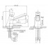Смеситель нажимной ВАРИОН (арт.9350900) для умывальника (с регулировкой времени)