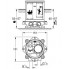 Монтажный набор GROHE (арт.45984001) для напольного смесителя для ванны1/2"