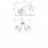 Смеситель КС СТАР (430232) для умывальника, керамика, литой излив