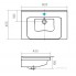 Умывальник мебельный "Миранда 80" 1WH302251