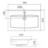 Умывальник мебельный Элина 75 1WH501619
