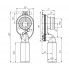 Сифон для писсуара ВЕРТИКАЛЬНЫЙ (U0705)