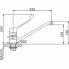 Смеситель хирургический КС (30658) для кухни с поворотн. изливом
