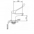 Смеситель хирургический КС (10628) для умывальника литой 