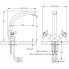 Смеситель ВАРИОН Бета (арт.1348171) для кухни с поворотным изливом