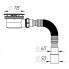 Сифон для душевого поддона D 90 мм. с г/т 40х40/50