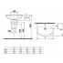 Умывальник ACCESS 550x420, 1 отв. ZRU9307609 (ROCA)