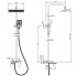 Душевая система ZOLLEN TASTEN (TA316158415) пов.излив,верх и ручной душ,квадр.