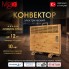 Конвектор электрический iVigo (1Кв) EPK4570E10, эл.управление, Дерево, 10м?