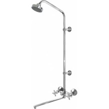 Душевая система ВАРИОН Ретро (1510221) с мах. для душа со стойкой и дл.изливом Душевая система ВАРИОН Ретро (1510221) с мах. для душа со стойкой и дл.изливом