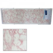 Экран для ванн 1,7 м "Оптима" пластик св. розовый мрамор (20)