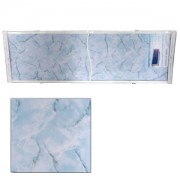 Экран для ванн 1,5 м "Оптима" пластик голубой мрамор (30)
