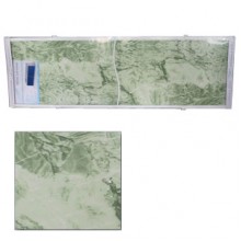 Экран для ванн 1,7 м "Оптима" пластик св. зеленый мрамор