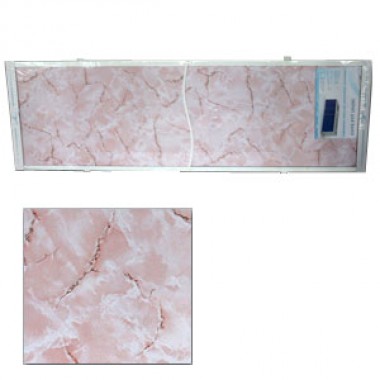 Экран для ванн 1,5 м "Оптима" пластик розовый мрамор (27)