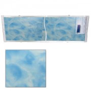 Экран для ванн 1,5 м "Оптима" пластик синий мрамор (13)