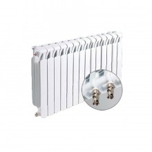 Радиатор биметаллический RIFAR Monolit MVR 500- 14 секции (подключение нижнее правое)