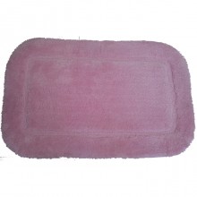 Коврик для ванной "Lux Border" 50х80см (плюш) розовый