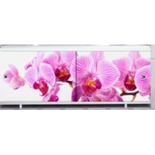 Экран под ванну "Ультралегкий" АРТ 1,5 м Дикая орхидея