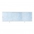 Экран для ванн 1,7 м "Оптима" пластик светло-голубой мрамор (16)