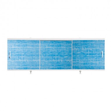 Экран для ванн 1,5 м "Оптима" пластик голубая волна (32)