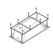 Монтаж. комплект к ванне 160х70 МОНАКО, ТЕНЕРИФЕ (1WH112425) Santek