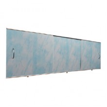 Экран под ванну 1,7/0,5 м "Универсал" алюминий, голубой мрамор (ЭС 170-50 УГ)