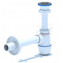 Сифон Ани 1 1/2"* 40 c прямой трубой 40 мм Сифон Ани 1 1/2"* 40 c прямой трубой 40 мм