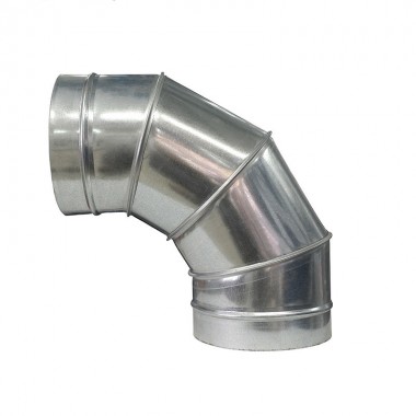 Отвод сталь оцинк. Д -110 х 90 гр