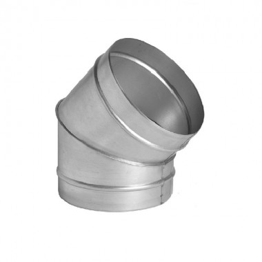 Отвод сталь оцинк. Д -135 х 45 гр