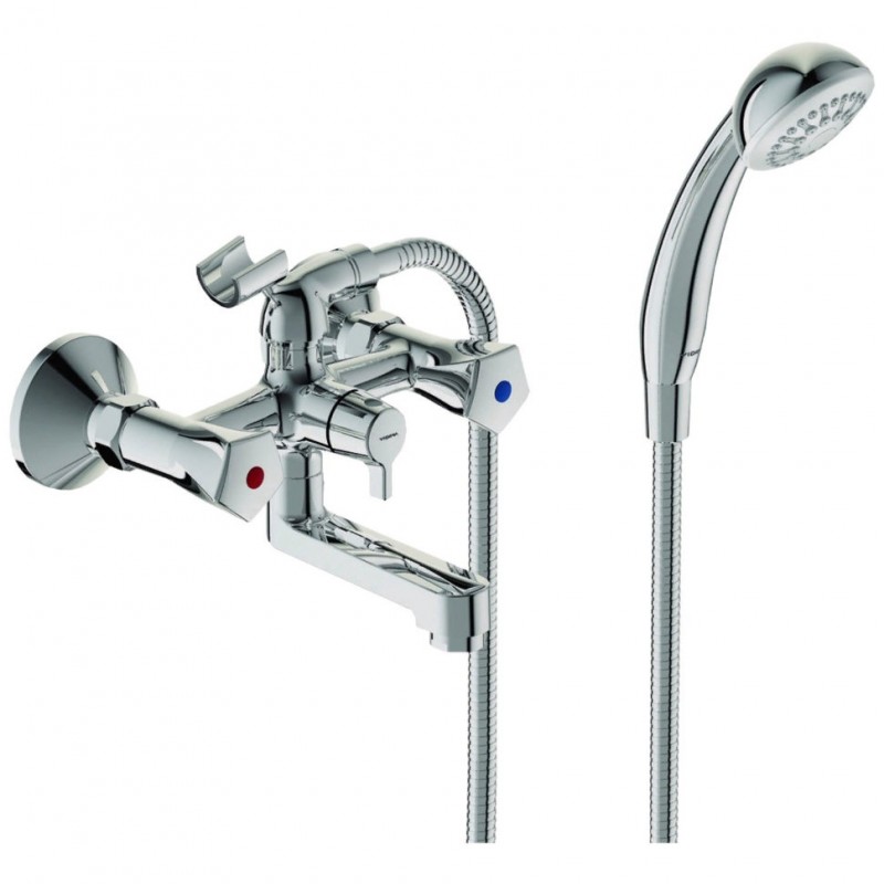 Смеситель VIDIMA LIFE (арт.BA361AA) для ванны, литой пов. излив, 160мм