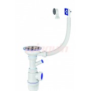 Сифон "Эконом" 3?" Ø40 , с отв.с/м, универс. перел (30987109)