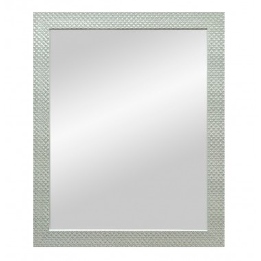 Зеркало Милана белая (багет пластик) 60х74