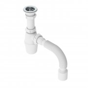 Сифон бутылочный 1 1/2"х40 большой колбой с г/т 50 (TIVOLI)