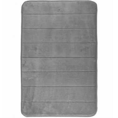 Коврик для ванной "Memory stripes" 60х100 (ворс) серый
