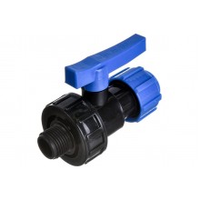 Кран шаровой ПНД цанга/внутр.резьба 20 х 1/2" 