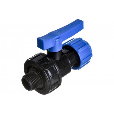 Кран шаровой ПНД цанга/внутр.резьба 20 х 1/2" 