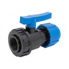 Кран шаровой ПНД цанга/внутр.резьба 25 х 1/2" 