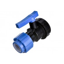 Кран шаровой ПНД цанга/внутр.резьба 25 х 3/4" 