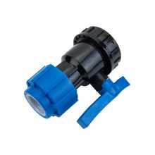 Кран шаровой ПНД цанга/внутр.резьба 32 х1" 