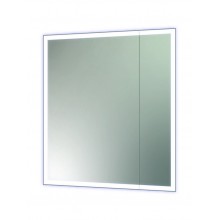 Зеркало-шкаф REFLEX с LED подсветкой 70х80 с датчиком движения