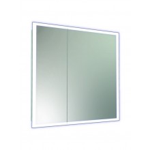 Зеркало-шкаф REFLEX с LED подсветкой 80х80 с датчиком движения