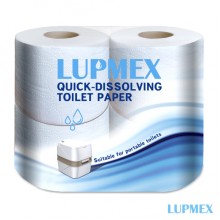 Туалетная бумага (растворимая) LUPMEX 4 рулона