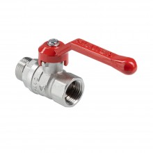 Кран шаровой никель"VALTEC СТАНДАРТ" длин. рукоятка вн.- нр. Ду 15 (VT.121.N.04)