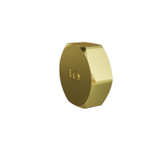 Заглушка LD DN15 (1/2") ВР латунь (колпак)