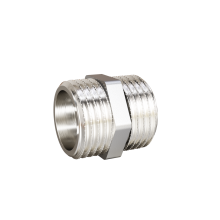 Ниппель LD DN25 (1") НР/НР латунь никель