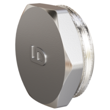 Пробка LD DN20 (3/4") НР латунь никель