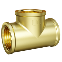 Тройник LD Pride DN40 (1 1/2") ВР/ВР/ВР латунь